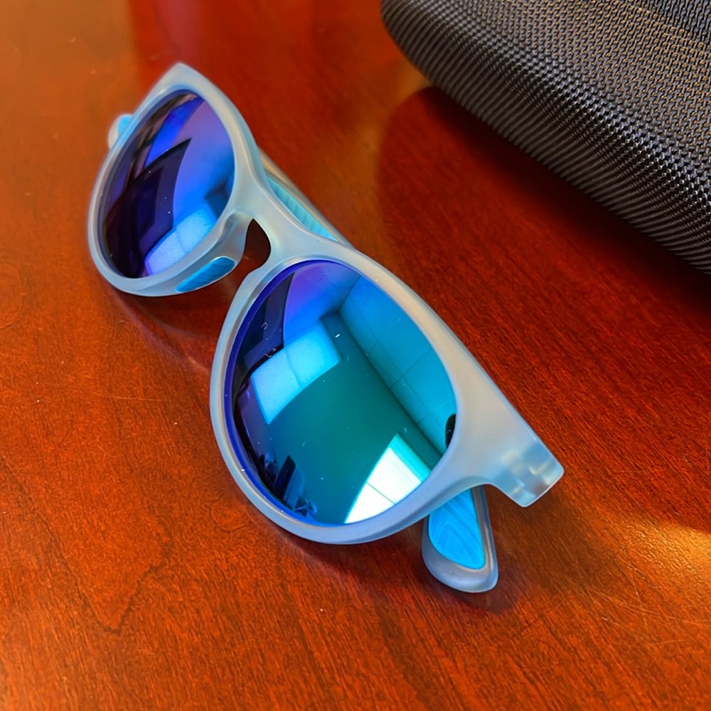NWOT TYR Blue Polarized Sunglasses